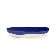 Feast 13.8" Lapis Lazuli Blue White Swirl Serving Plate by Yotam Ottolenghi for Serax Serving Platters Serax