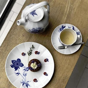Blomst Lilac Teacup and Saucer by Royal Copenhagen Dinnerware Royal Copenhagen 