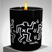 Keith Haring Candles by Ligne Blanche Paris Candles Ligne Blanche Black/White Drawing 
