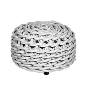 Rebels Pouf in Neoprene Yarn by Rosanna Contadini for Covo Italy Furniture Covo Italy Medium Light Grey 