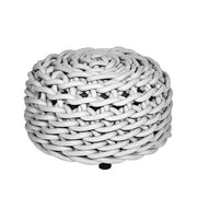Rebels Pouf in Neoprene Yarn by Rosanna Contadini for Covo Italy Furniture Covo Italy Medium Light Grey