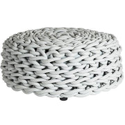 Rebels Pouf in Neoprene Yarn by Rosanna Contadini for Covo Italy Furniture Covo Italy Large Light Grey