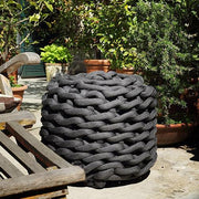 Rebels Pouf in PP Braid by Rosanna Contadini for Covo Italy Furniture Covo Italy
