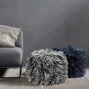 Rebels 15.75" h. Neoprene Rubber Pouf for Covo Italy Furniture Covo Italy Light Grey