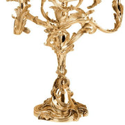 Louis XV Gold Plated 23" 7 Light Candelabra by Ercuis Candleholder Ercuis 