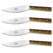No. 649 Valdichiana Steak Knives with Faux Ox Horn Handles, Set of 4 by Berti Italy Steak Knife Berti 