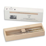 No. 557 Carving Set with White Lucite Handles by Berti Carving Set Berti 