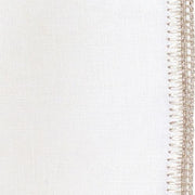 Crochet Edge Linen Napkin, 21", Set of 4 by Kim Seybert Napkins Kim Seybert