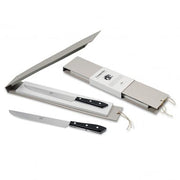 Compendio Carving Forks with Polished Prongs and Lucite Handles by Berti Fork Berti