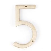 Brass Numbers by Orban & Sons Service Orban & Sons 5 