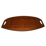 Vintage Teak Serving Tray with Handles, 23.5" by Jens Quistgaard for Dansk Bar Trays Amusespot