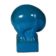 Art Deco Egyptian Blue Elephant Paperweight by Cowan Pottery, c. 1930 Cowan Pottery 