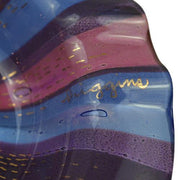 Slumped Glass Ashtray by Higgins Ashtray Higgins Glass