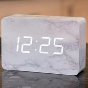Marble Click Digital Clock by Gingko Clocks Gingko
