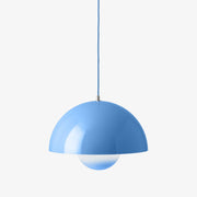 Verner Panton Flowerpot VP1 Suspension Lamp, 9.1"Ø by &tradition &Tradition Swan Blue 