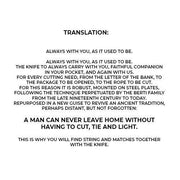 No. 84 Roncola Fratelli d'Italia Pocket Knife with Black Lucite Handle by Berti Knife Berti