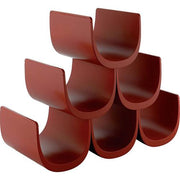 Noe Modular Wine Rack by Giulio Iacchetti for Alessi Wine Rack Alessi Dark Red 