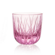 Pink 7 oz Grass I Tumblers, Set of 2 by Rony Plesl for Ruckl Glassware Ruckl Pink