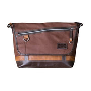 Vantage Messenger Bag by Harvest Label Messenger Bag Harvest Label Brown