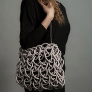 Neo52 Knitted Neoprene Rubber Handbag by Neo Design Italy Handbag Neo Design