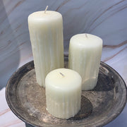 Pearl Natural Beeswax Hand Dipped Drip Pillar Candle Candles Beeswax Candles 