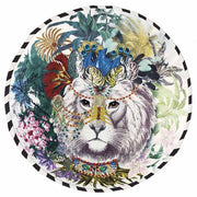 Jungle King Opiat 18" Round Throw Pillow by Christian Lacroix Throw Pillows Christian Lacroix 