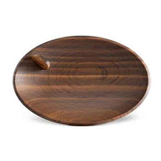 Leaf Oval Bowl, Smoked Oak by Kelly Behun for L'Objet Decorative Bowls L'Objet 
