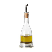 Pewter and Glass Oil Cruet, 8.25" by Match Pewter Kitchen Match 1995 Pewter