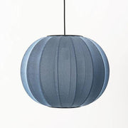 Knit-Wit 45 Pendant Suspension Lamp, 17.7" by ISKOS-BERLIN for Made by Hand Lighting Made by Hand Stone Blue 