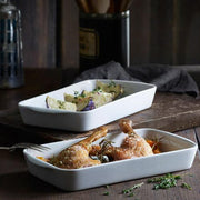 Porcelain Rectangular Baking Dishes by Pillivuyt Baking Dish Pillivuyt