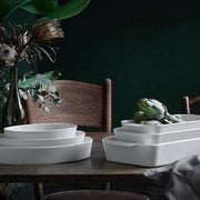 Porcelain Rectangular Baking Dishes by Pillivuyt Baking Dish Pillivuyt