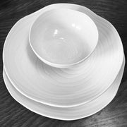 Teck Porcelain 8" Salad Plate Set of 4 by Pillivuyt Dinnerware Pillivuyt 