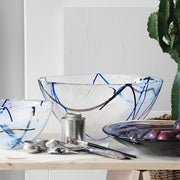 Contrast 13" Blue Bowl by Anna Ehrner for Kosta Boda Vases, Bowls, & Objects Kosta Boda 
