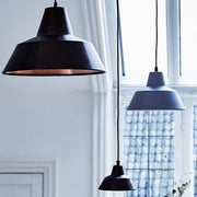 Workshop W2 Pendant Suspension Lamp, 11" by A. Wedel-Madsen for Made by Hand Lighting Made by Hand 
