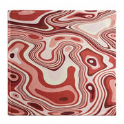 Pink Waves Linen Sateen Napkin, Set of 4 by L'Objet Napkins L'Objet