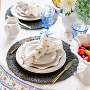 Straw Loop Delft Blue Placemat by Juliska Placemats Juliska