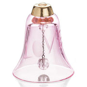 Pink 2.5" Love II Bell Ornaments by Rony Plesl for Ruckl Ornament Ruckl Pink