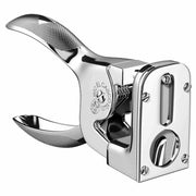 Luxury Cigar Cutter in Shiny Chrome or 23k Gold Plated Finish by El Casco Cigar Cutters & Punches El Casco Chrome Plated 