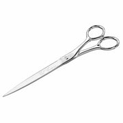High Quality Shiny Chrome or 23k Gold Plated Finish Scissors by El Casco Craft & Office Scissors El Casco Chrome Plated Scissors 9" 