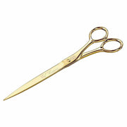 High Quality Shiny Chrome or 23k Gold Plated Finish Scissors by El Casco Craft & Office Scissors El Casco 23k Gold Plated Scissors 9" 