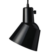 K831 9.5" Aluminum Pendant Lamps by Midgard Lighting Midgard Black Enameled 