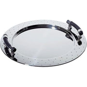 Round Tray with Handles, 19" by Michael Graves for Alessi Tray Alessi Black Handles 