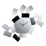 La Stanza dello Scirocco Steel Wall Clock 18" by Mario Trimarchi for Alessi Clocks Alessi Stainless Steel