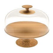 Dressed in Wood Cake Stand with Lid by Marcel Wanders for Alessi Cake Plate Alessi Archives Cake Stand with Dome 