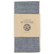 Dobby Merrow Edge American Denim Napkin by Mi Cocina Apron Mi Cocina Ecru
