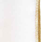 Crochet Edge Linen Napkin, 21", Set of 4 by Kim Seybert Napkins Kim Seybert