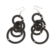 ORE111 Neo Neoprene Rubber Earrings by Neo Design Italy Jewelry Neo Design