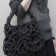 Neo33B Knotted & Twisted Neoprene Rubber Handbag by Neo Design Italy Handbag Neo Design