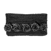 Rosa1 Knotted & Twisted Neoprene Rubber Clutch by Neo Design Italy Handbag Neo Design