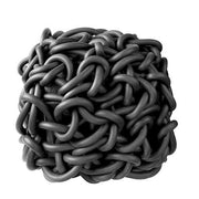 PO2 Neoprene Rubber 19.5" Square Pouf by Neo Design Italy Pillow Neo Design